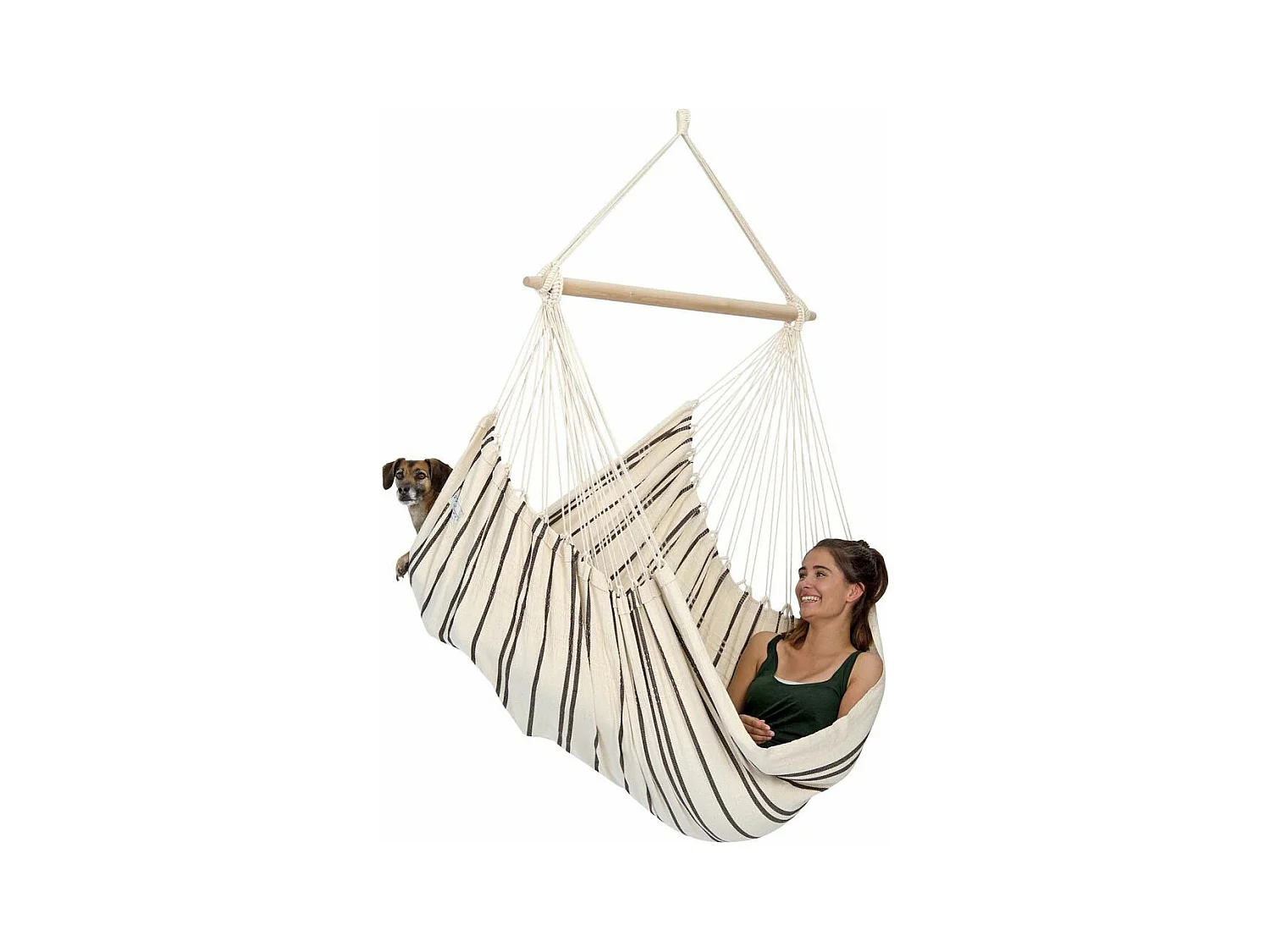 Fauteuil suspendu en coton brésilien Brasil