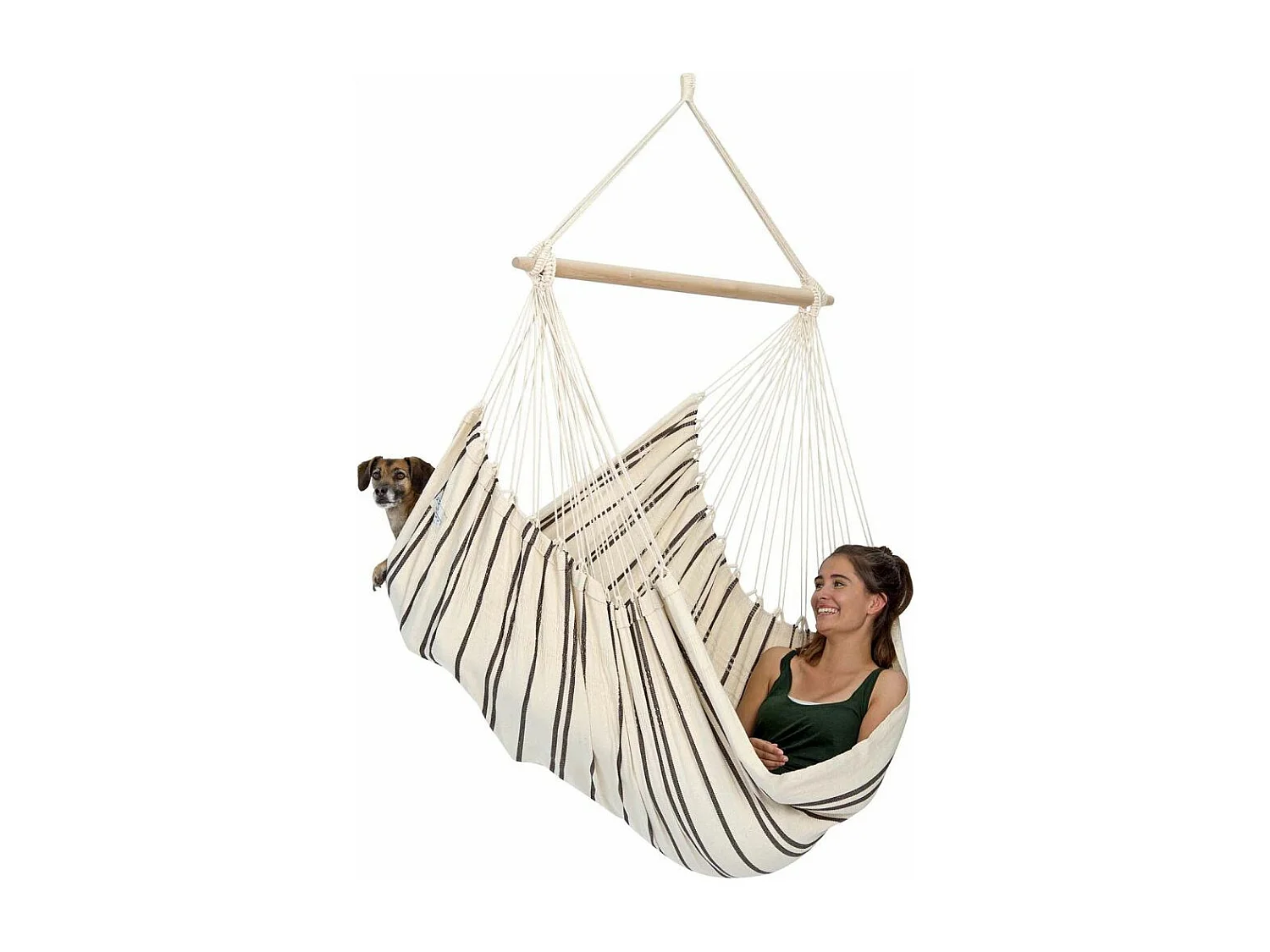 Fauteuil suspendu en coton brésilien Brasil