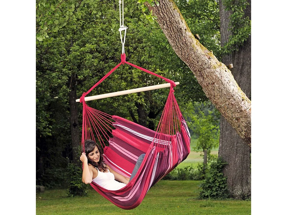 Fauteuil suspendu en coton et polyester Havanna