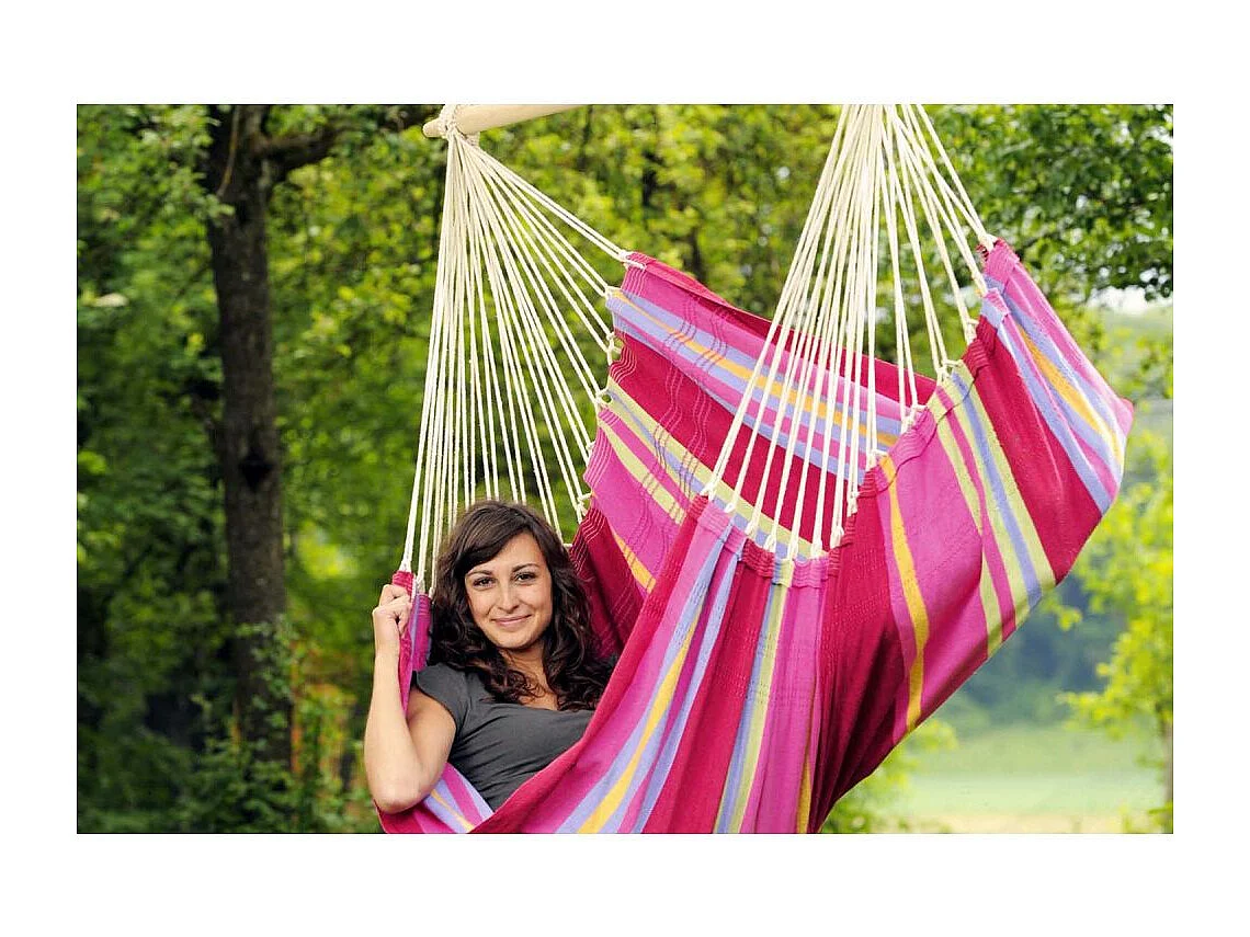 Fauteuil suspendu en coton brésilien Brasil