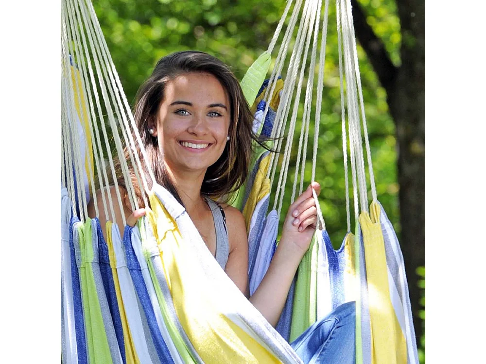 Fauteuil suspendu en coton et polyester Relax