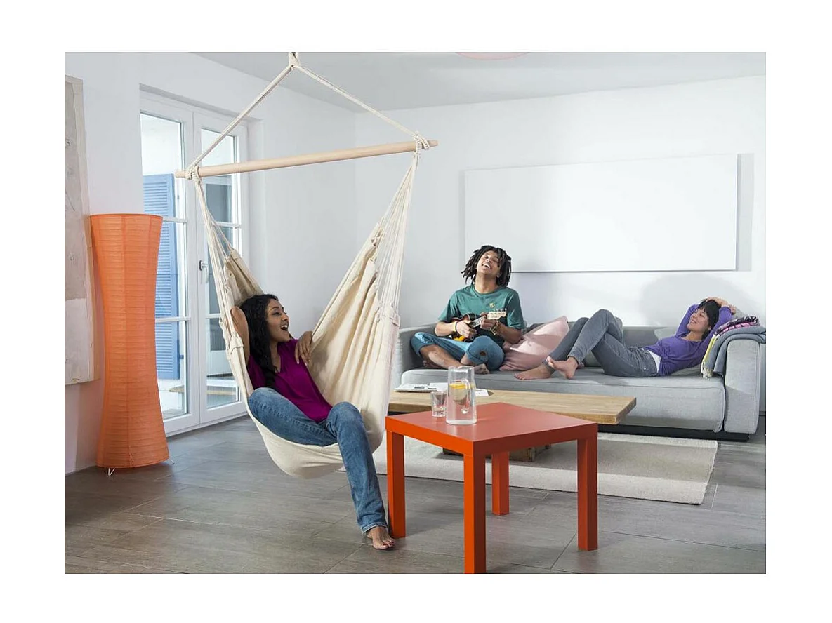 Fauteuil suspendu en coton brésilien Brasil