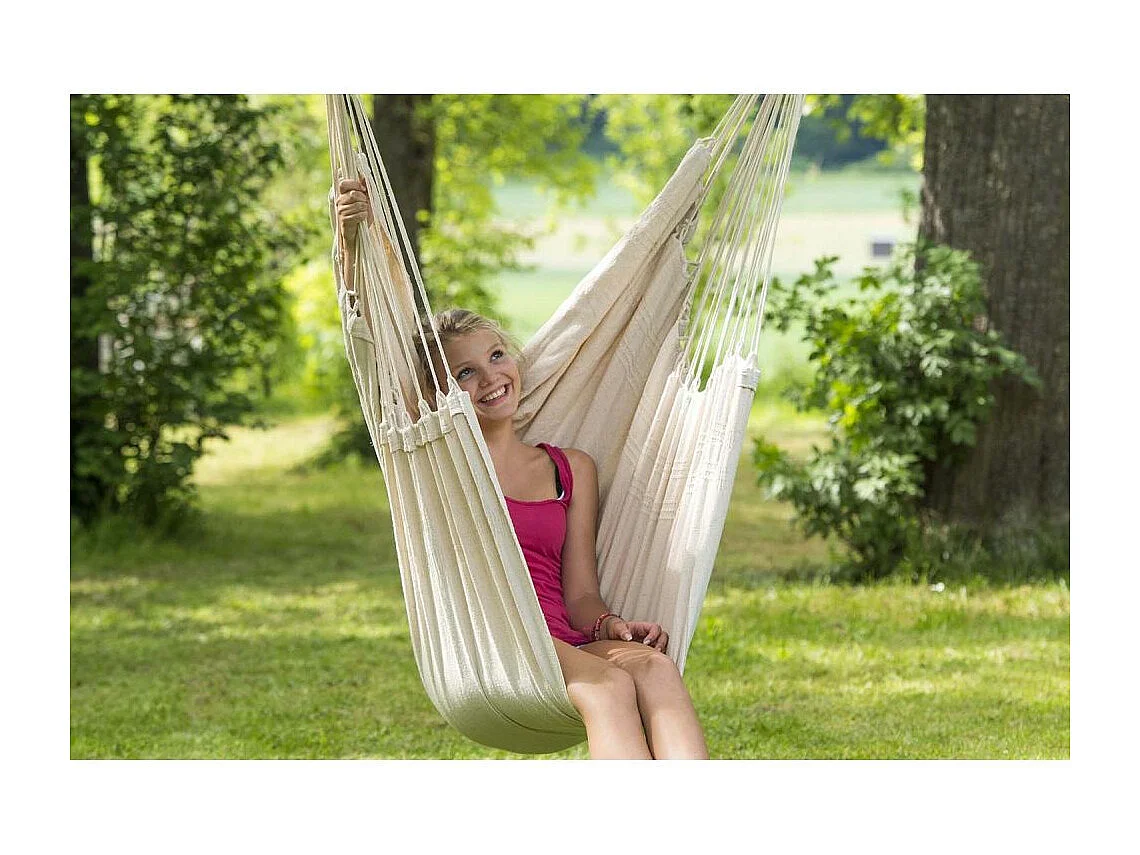 Fauteuil suspendu en coton brésilien Brasil