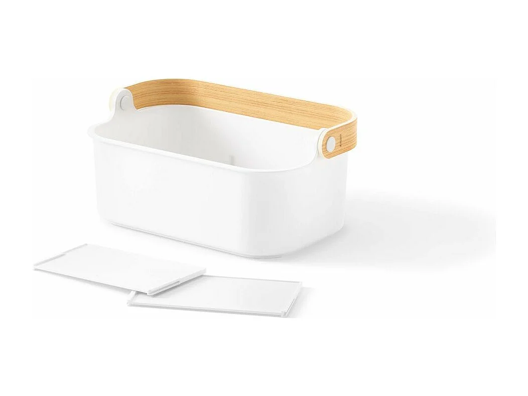 Bac de rangement avec poignée empilable Bellwood 28 x 17 x 12 cm