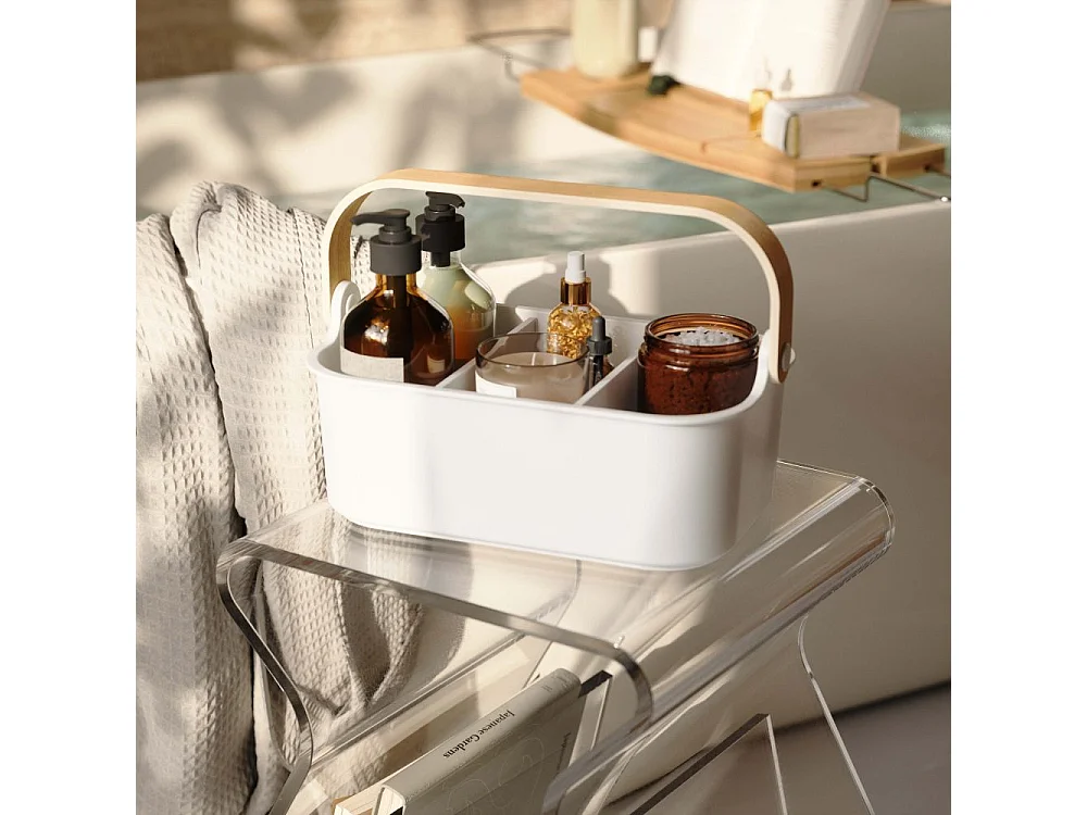 Bac de rangement avec poignée empilable Bellwood 28 x 17 x 12 cm