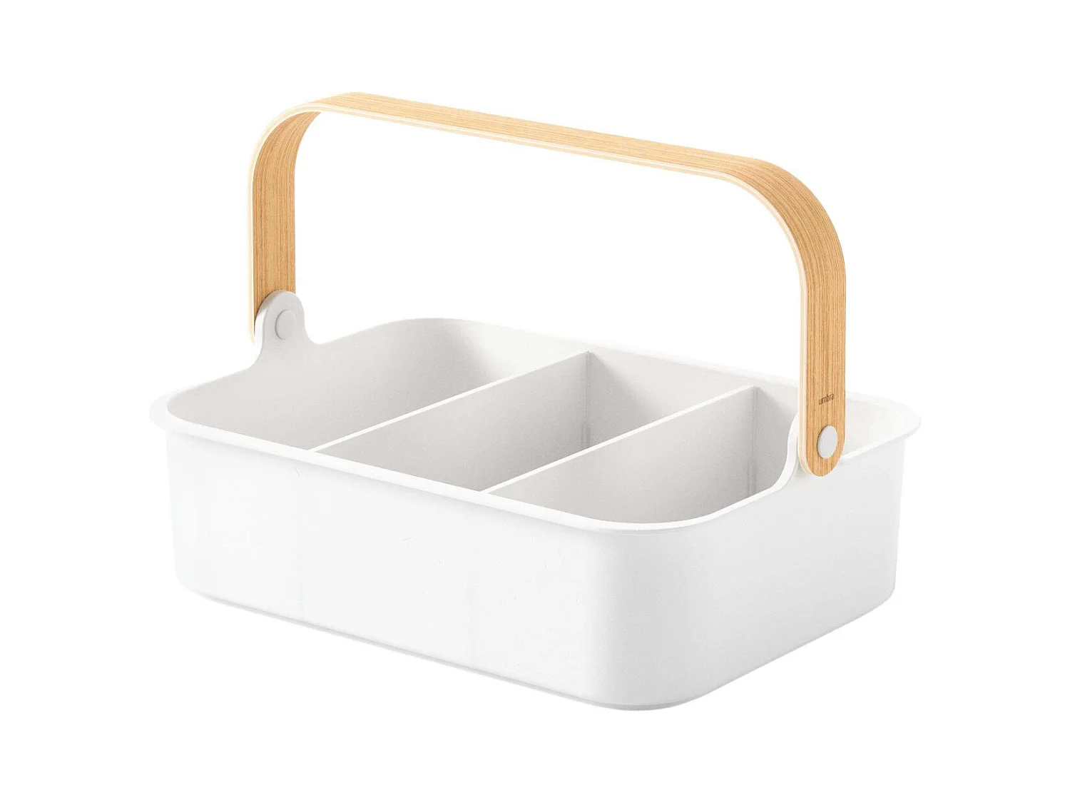 Bac de rangement avec poignée empilable Bellwood 35 x 26 x 13 cm