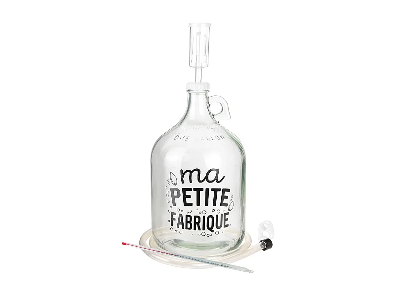 Fabrique A Biere Kit 3.7l Transparent, Noir