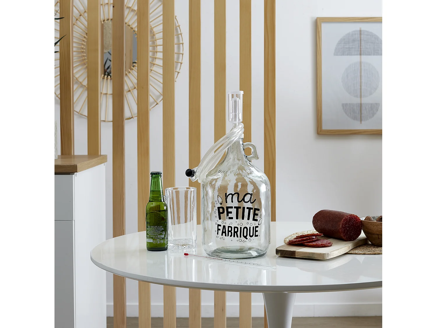 Fabrique A Biere Kit 3.7l Transparent, Noir