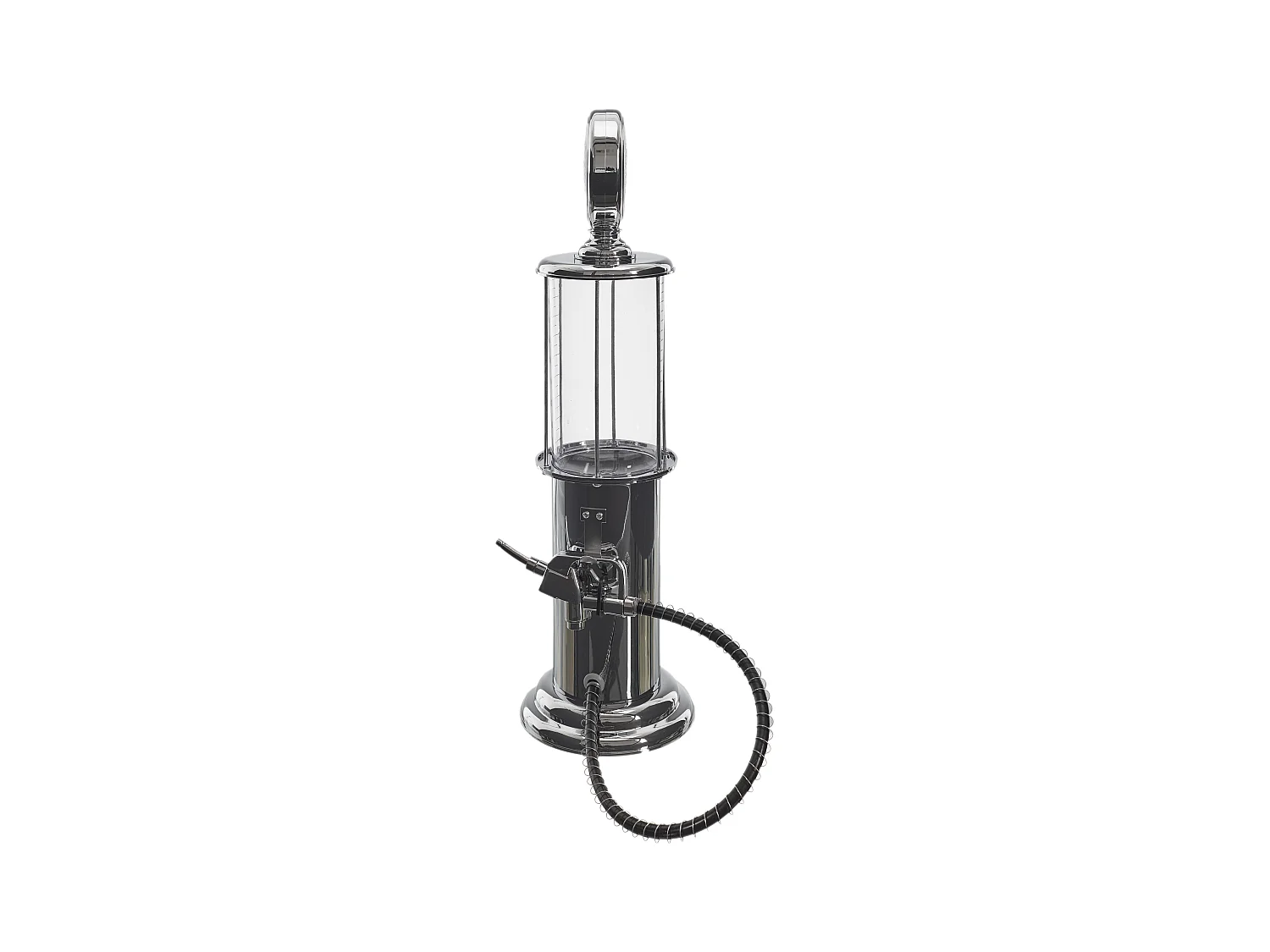Distributeur De Boisson Pompe A Essence 90cl Argent