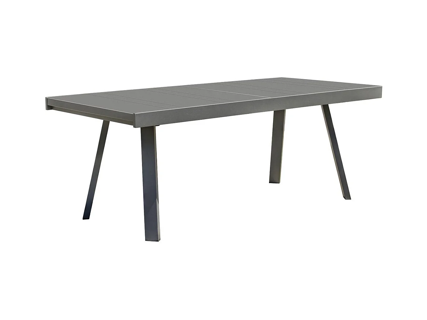 Table de Jardin Extensible "Stockholm" 200-300cm Gris Anthracite