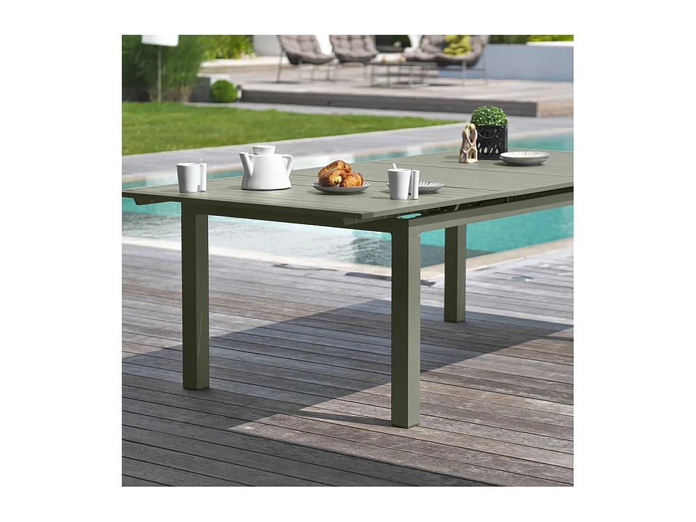 Table de jardin Extensible "Miami" 180-240cm Kaki