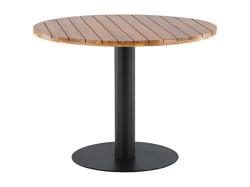 Table de Jardin en Bois "Cot" 100cm Naturel