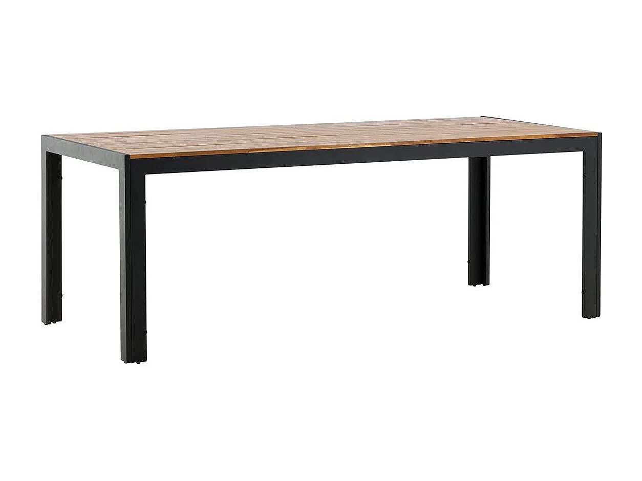 Bois eettafel tuin natuur, zwart.