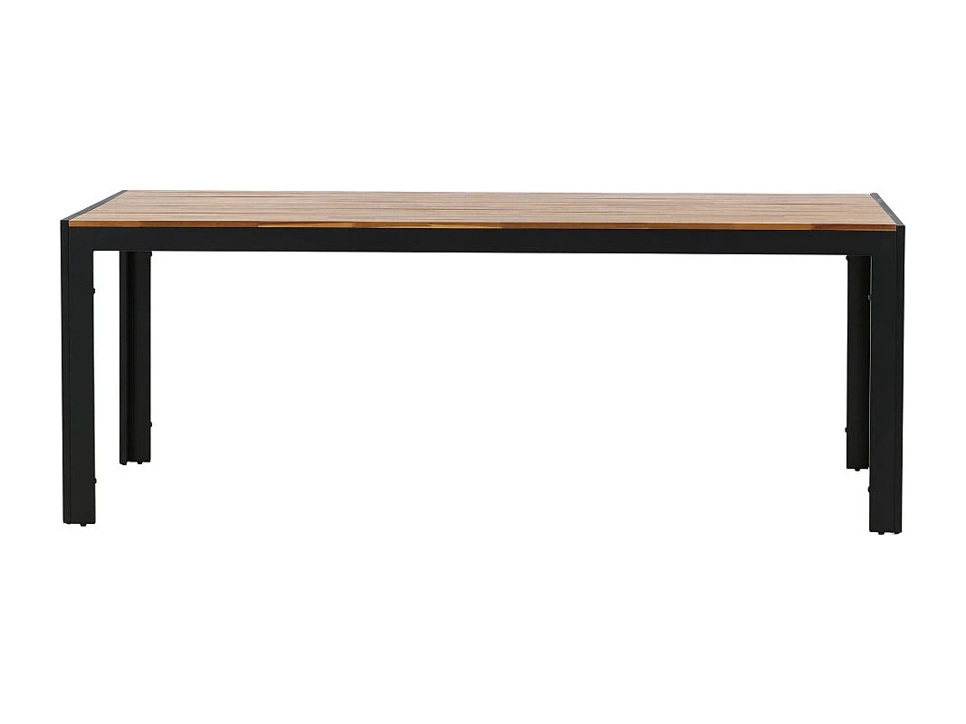 Bois eettafel tuin natuur, zwart.