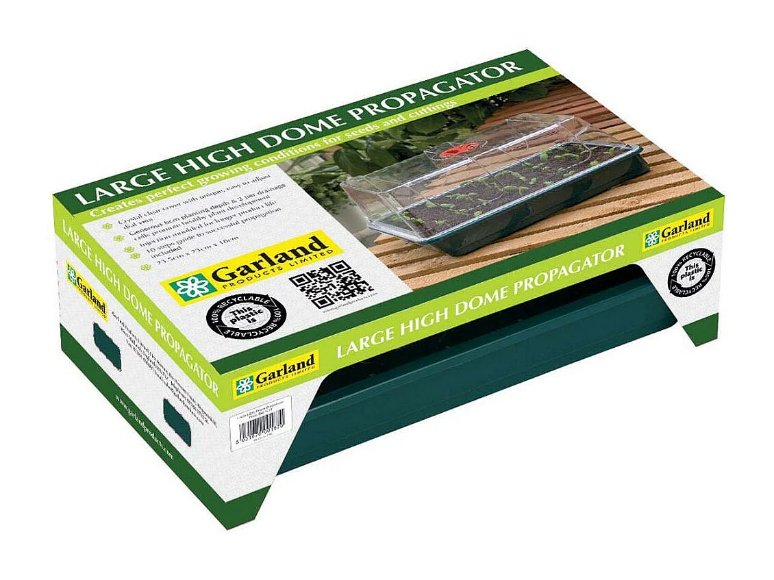 Grand plateau en plastique de semis