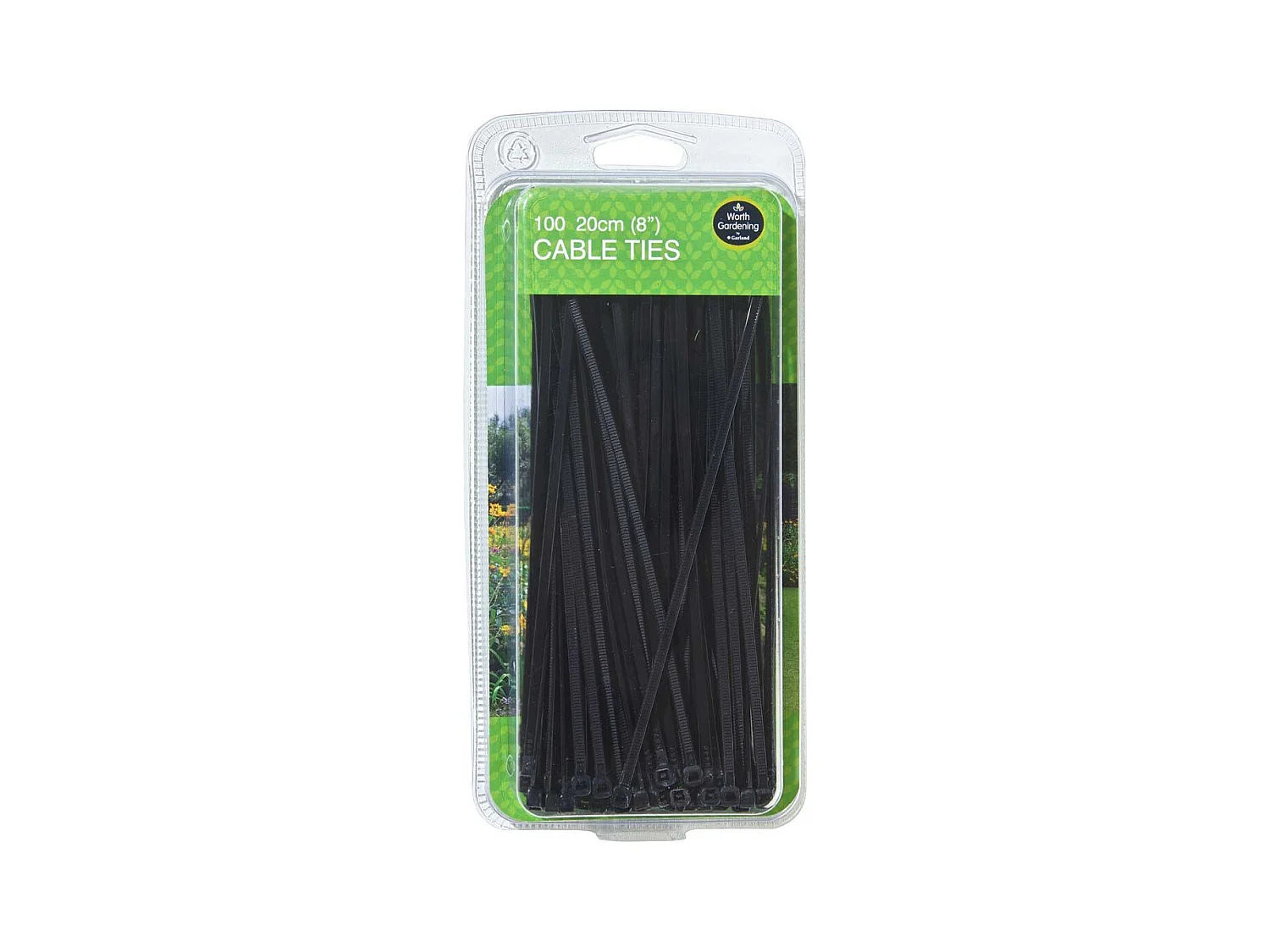 Lot de 100 liens de serrage en nylon 20 cm