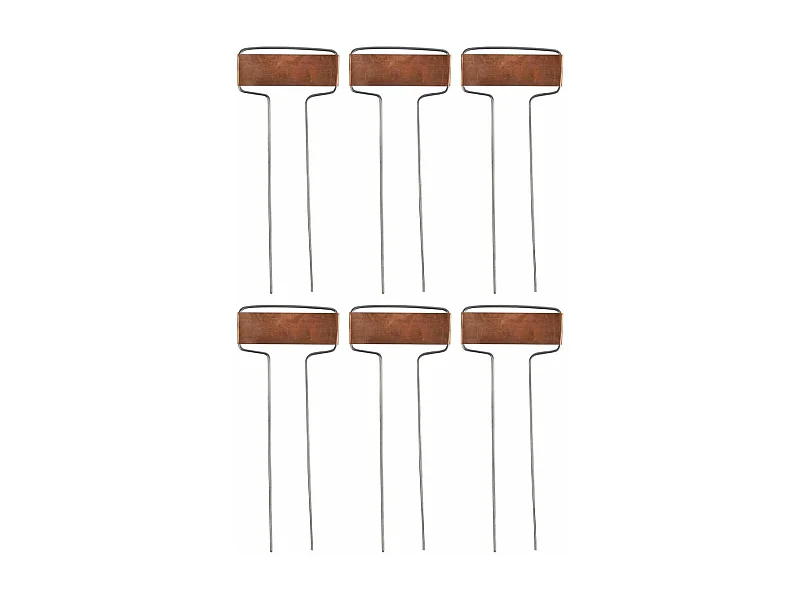 Etiquettes à plantes en cuivre (Lot de 6)