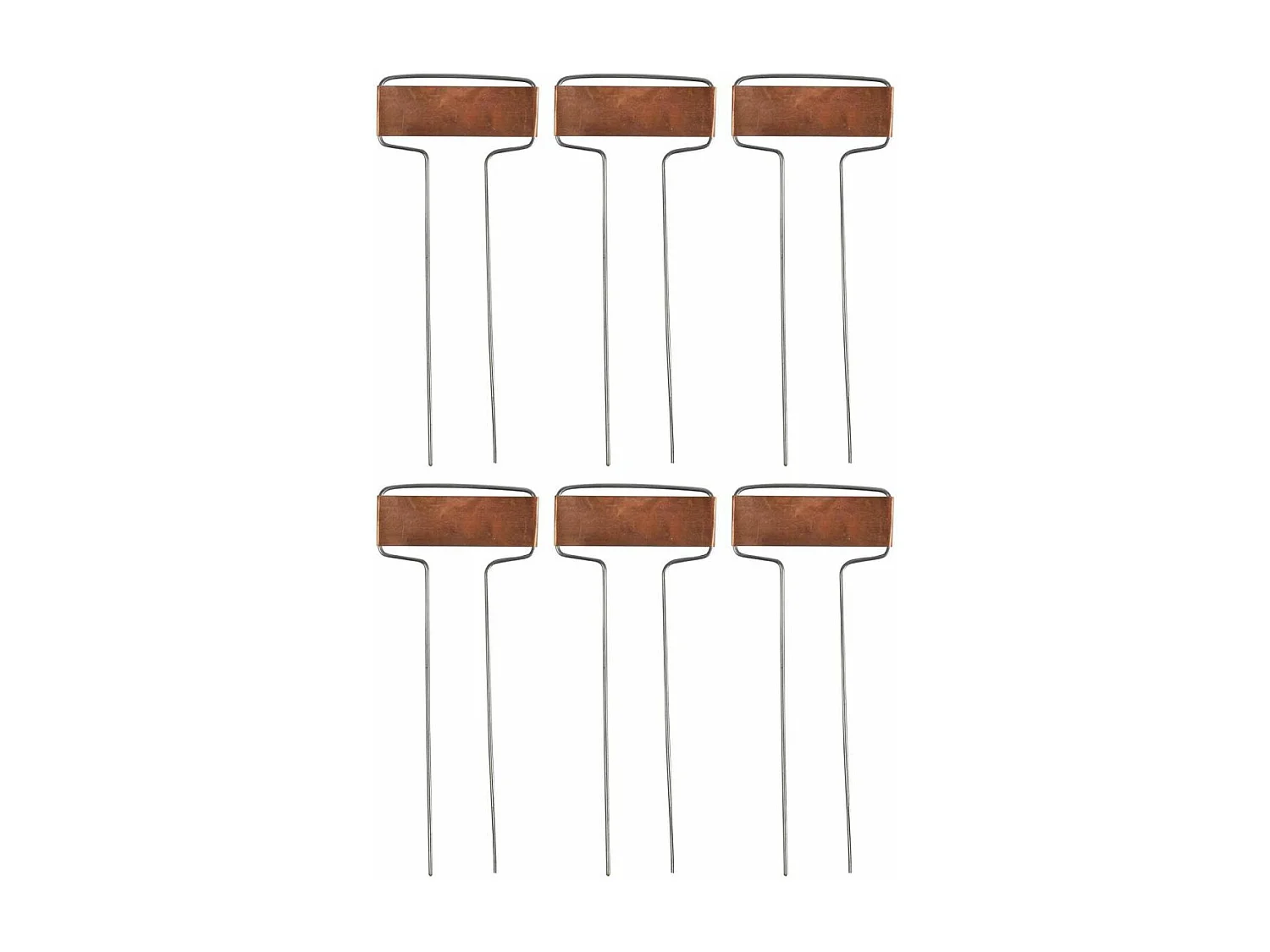 Pflanzenschilder aus Kupfer (6-stück)