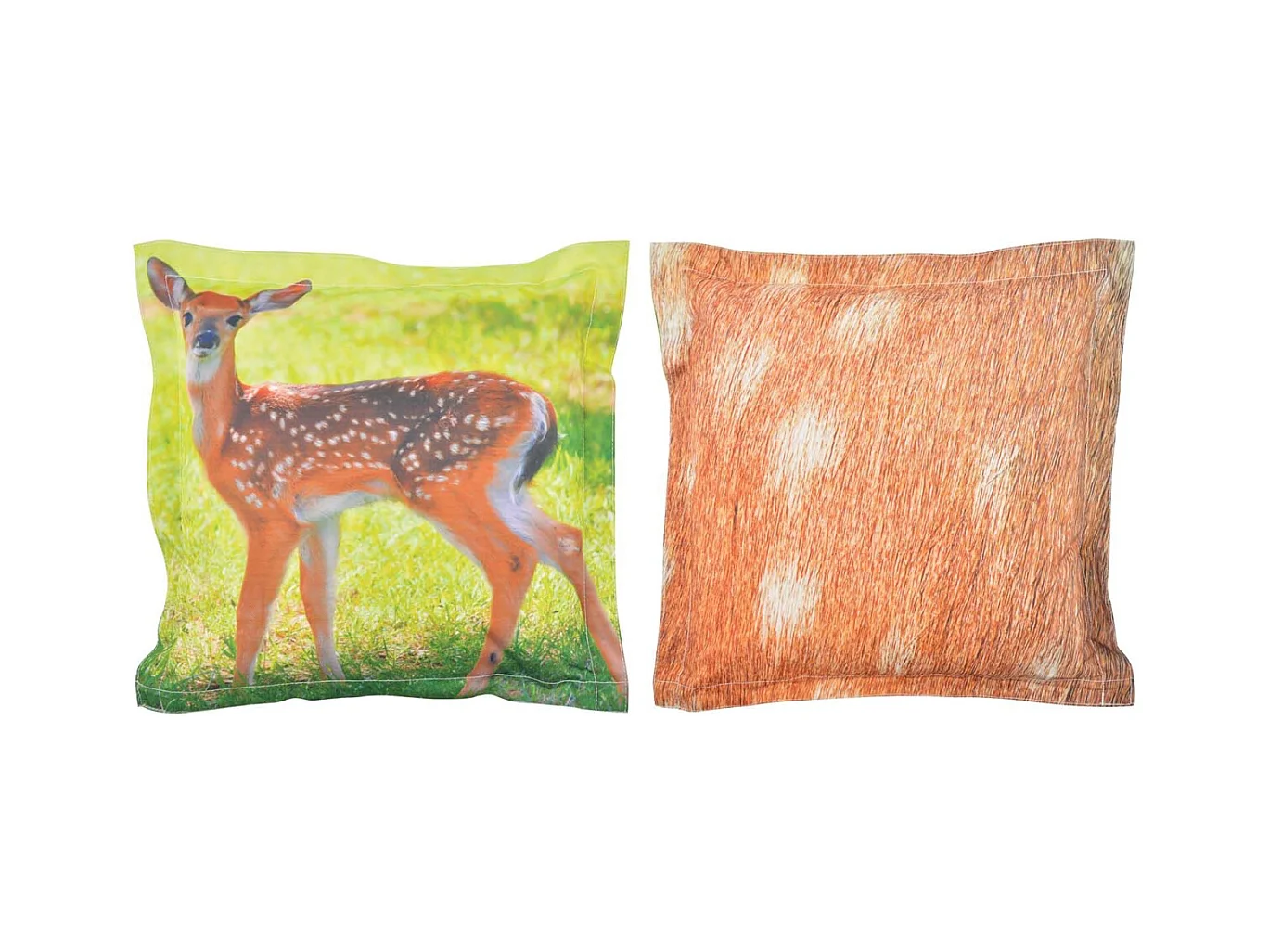 Coussin extérieur imperméable daim 41,5 x 41,5 x 10 cm