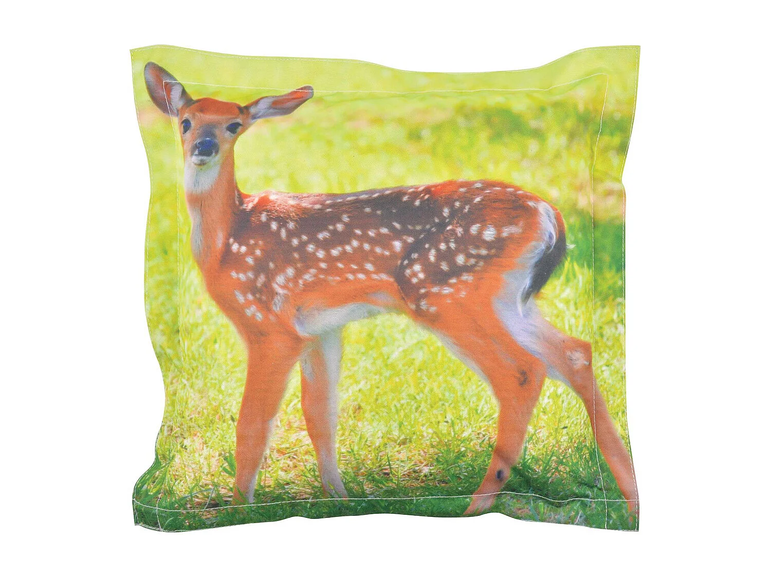 Coussin extérieur imperméable daim 41,5 x 41,5 x 10 cm