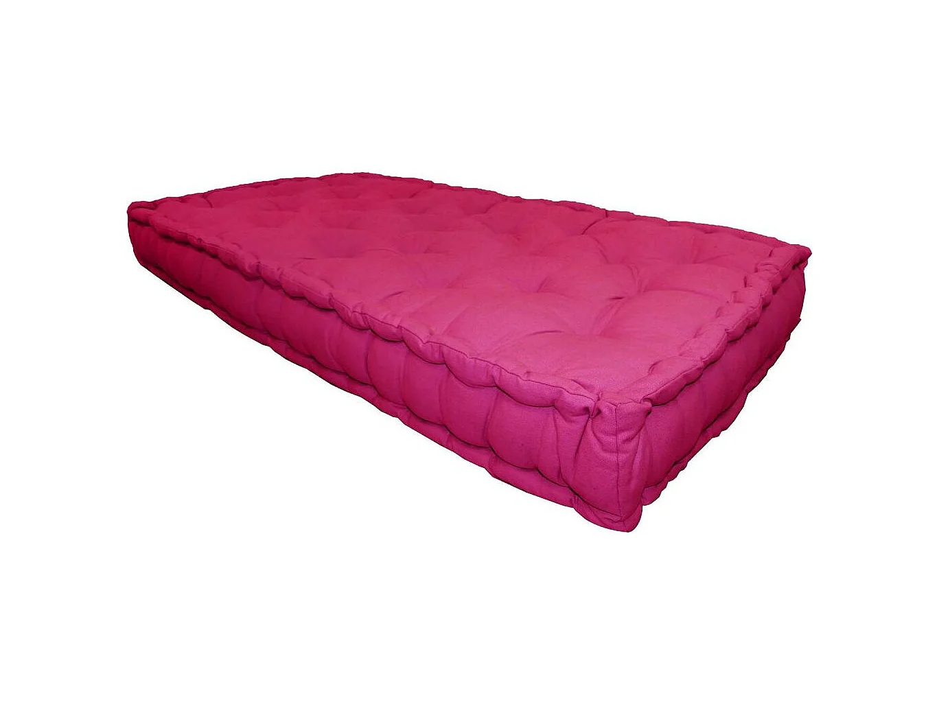 Coussin de palette en coton coloré 120 x 60 cm