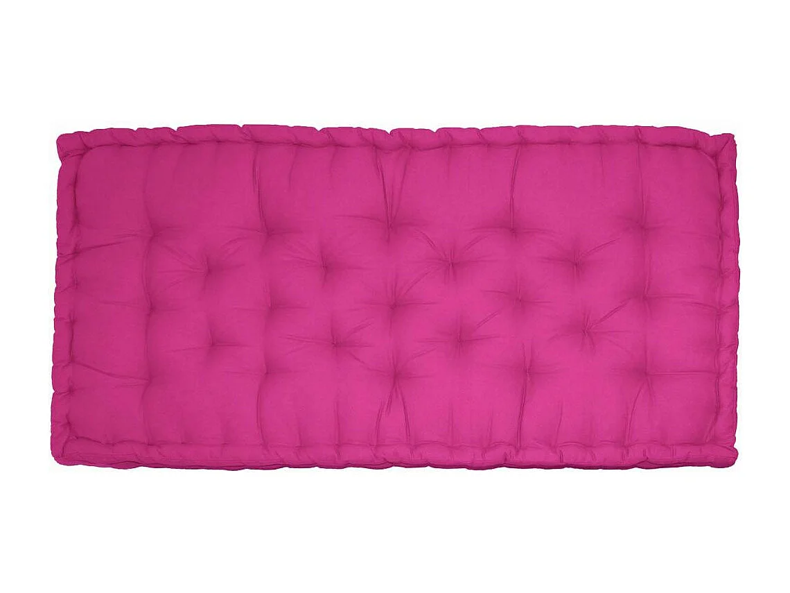 Palettenkissen aus farbiger Baumwolle 120 x 60 cm