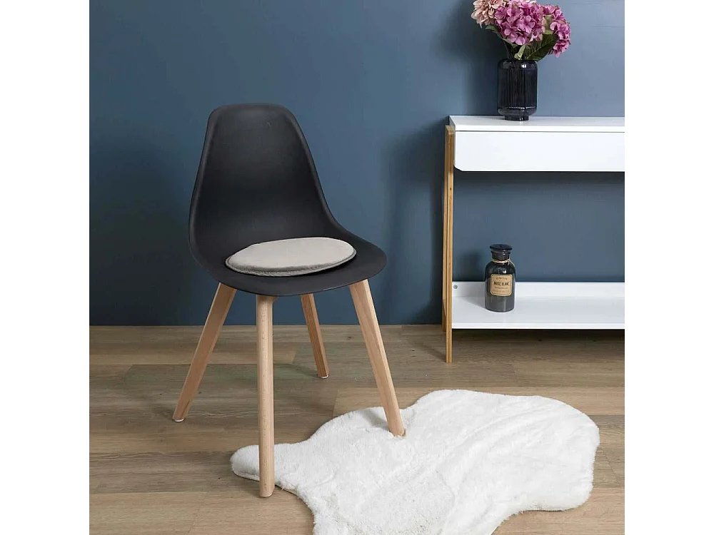 Set di 6 coprisedia in velluto da 34 cm