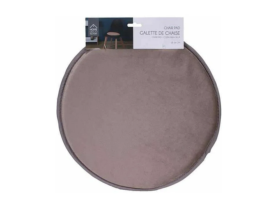 Set di 6 coprisedia in velluto da 34 cm