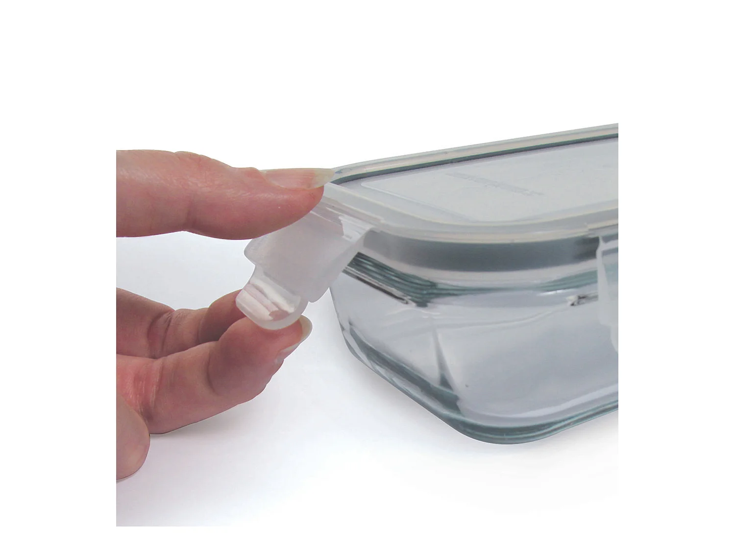 Platos de cristal para hornear con tapas herméticas (Juego de 3)