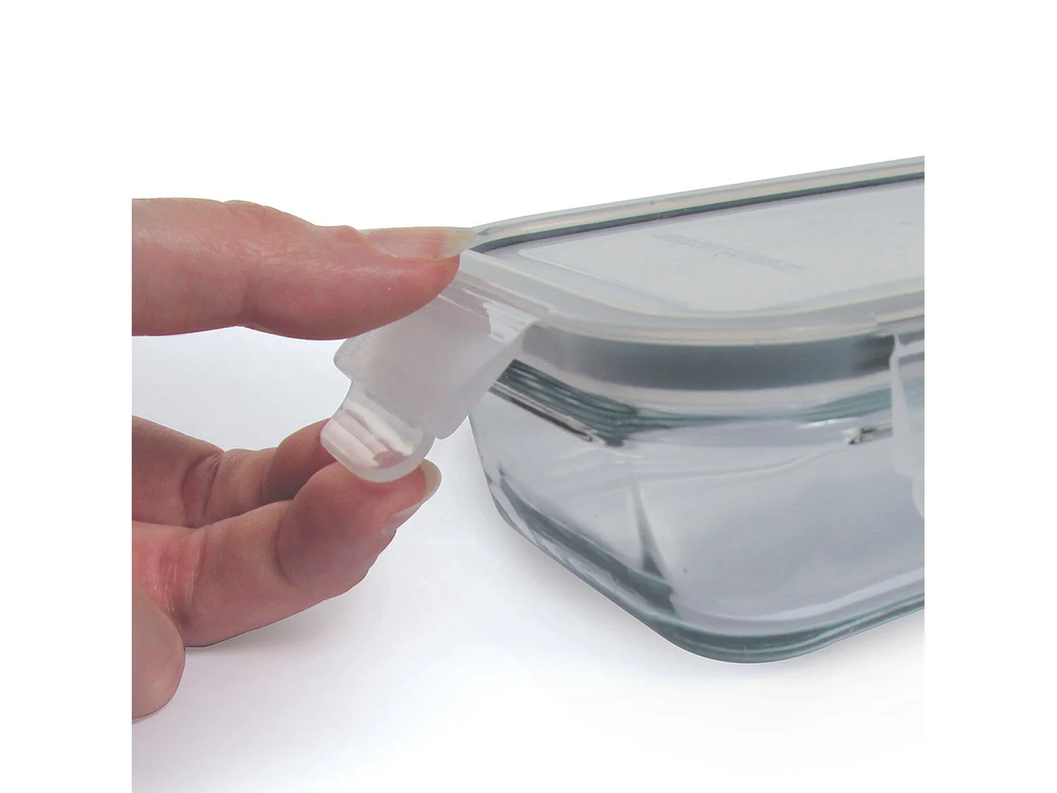 Ofenschale aus Glas mit hermetischem Deckel (3er-Pack)