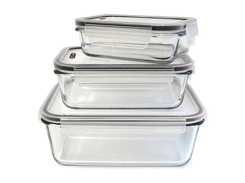 Plat En Verre Four Avec Couv Hermetique X3 M8