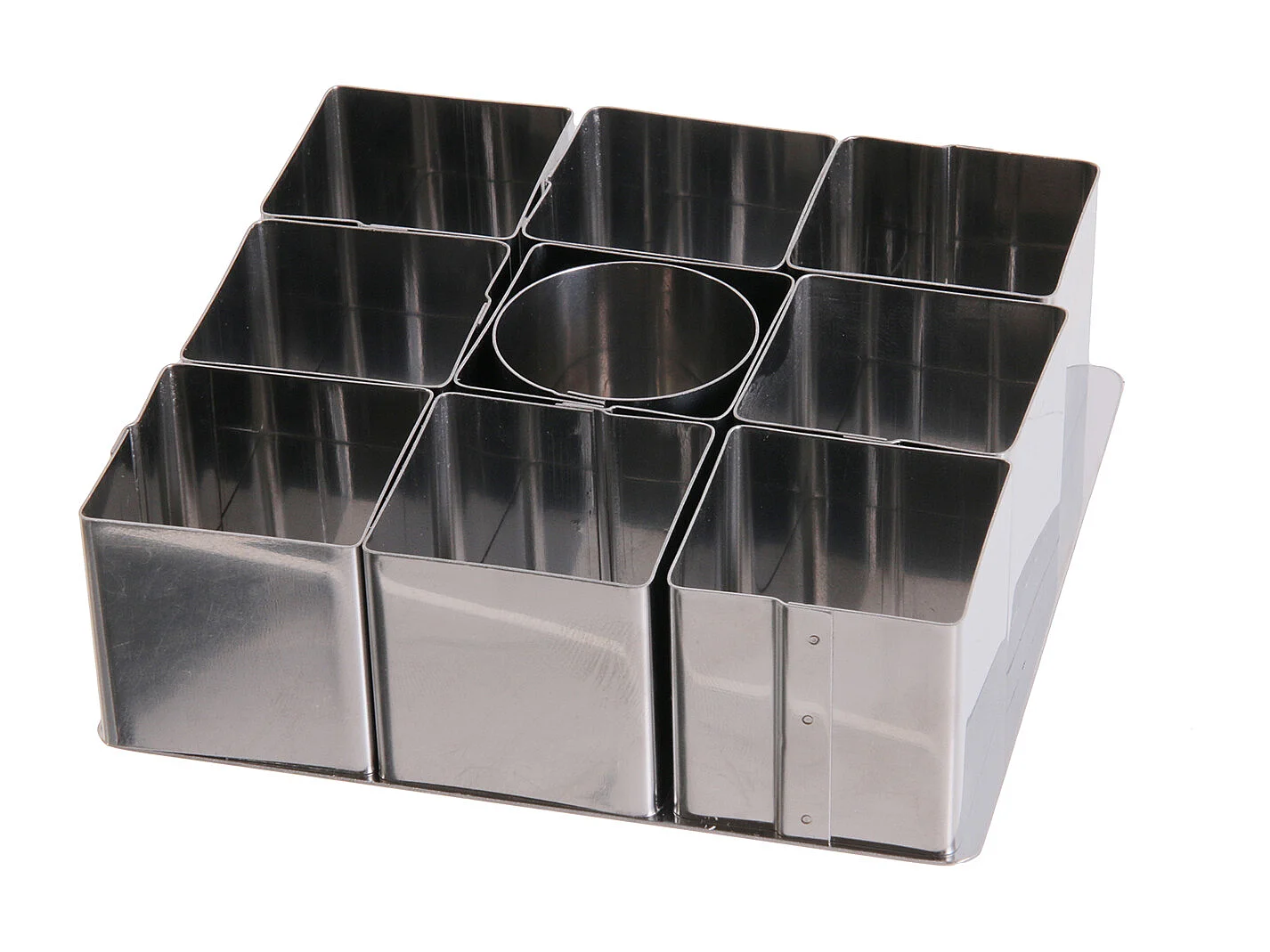 Moule Gateau Cubic Argent