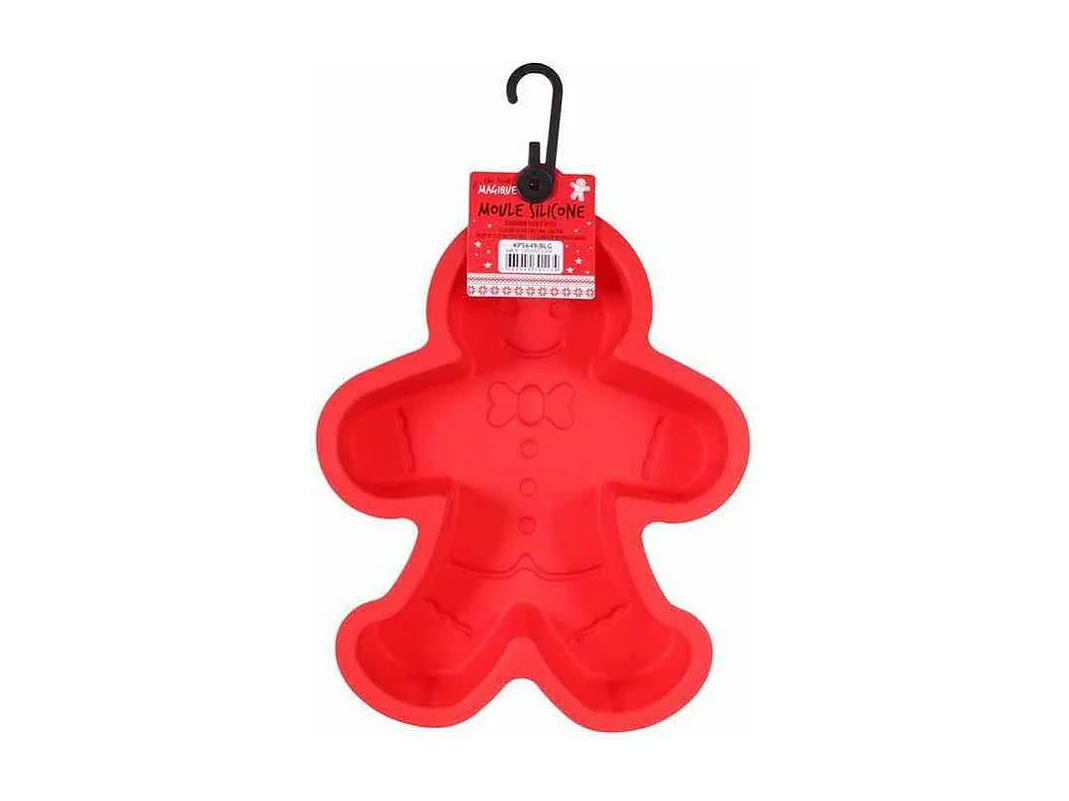 Moule à gateau en silicone Bonhomme pain d'épices