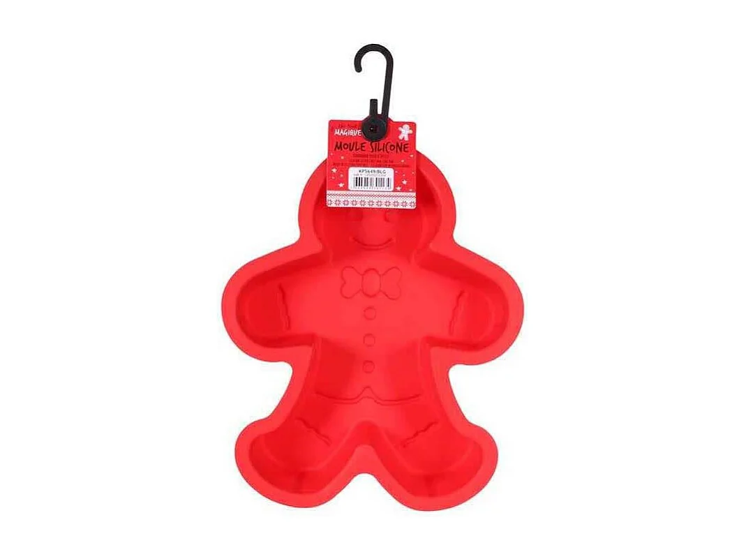 Moule à gateau en silicone Bonhomme pain d'épices