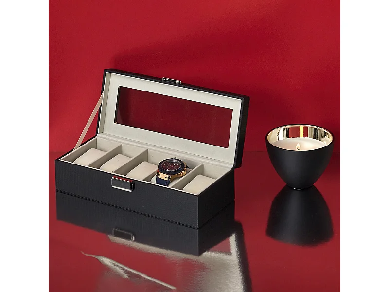Boite 5 Montres Noir