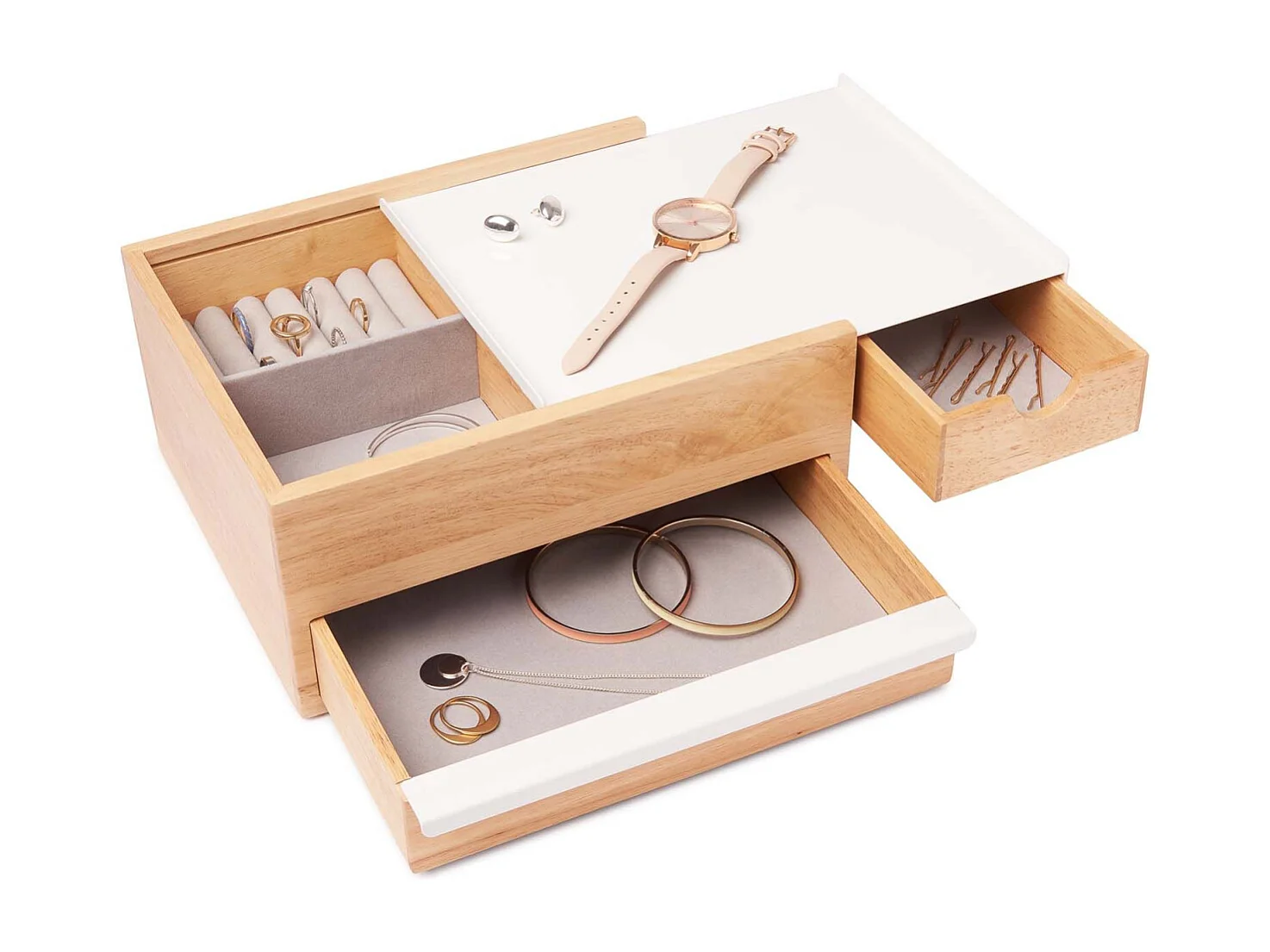 Boite à bijoux tiroir secret Stowit