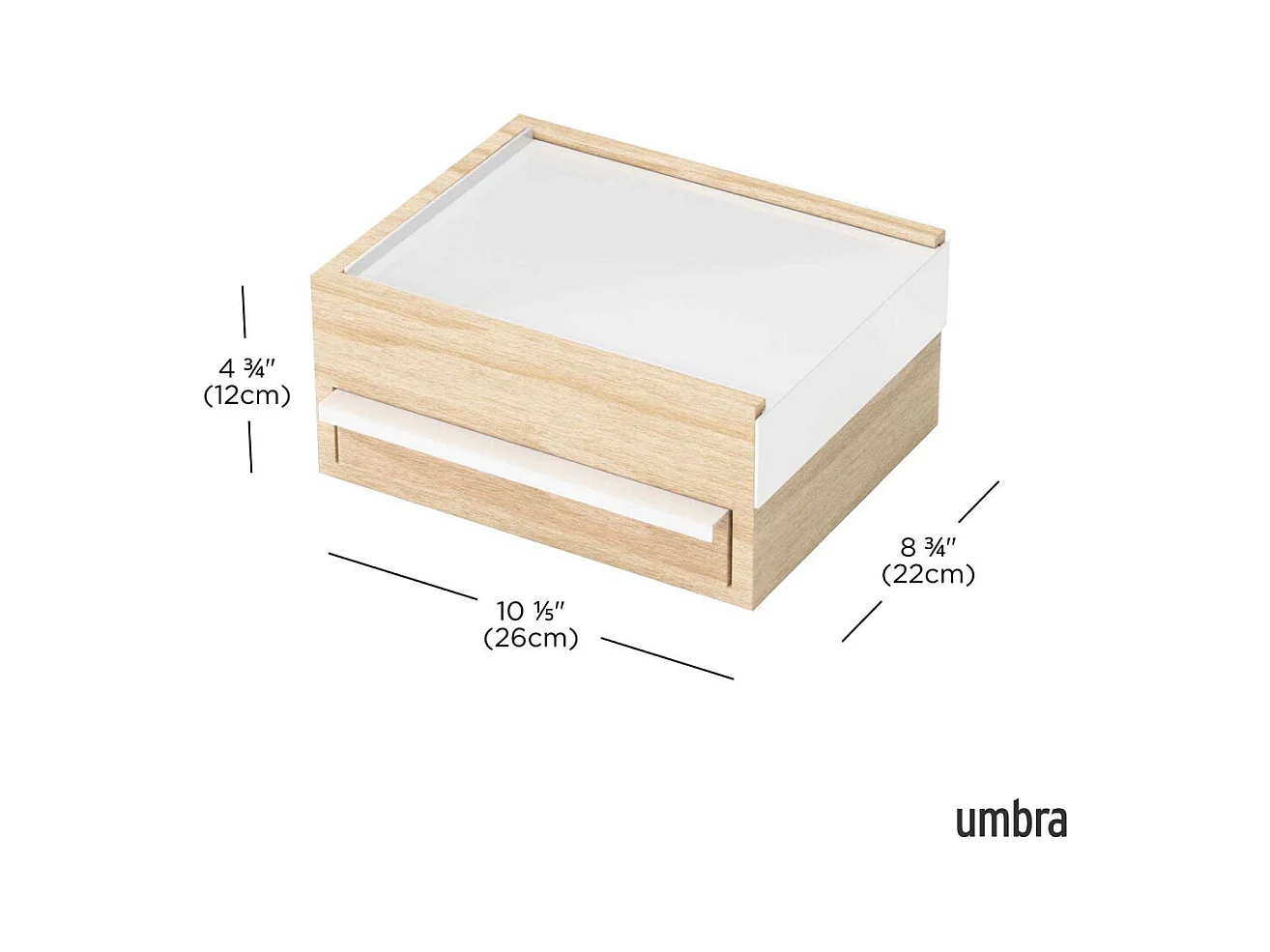 Boite à bijoux tiroir secret Stowit