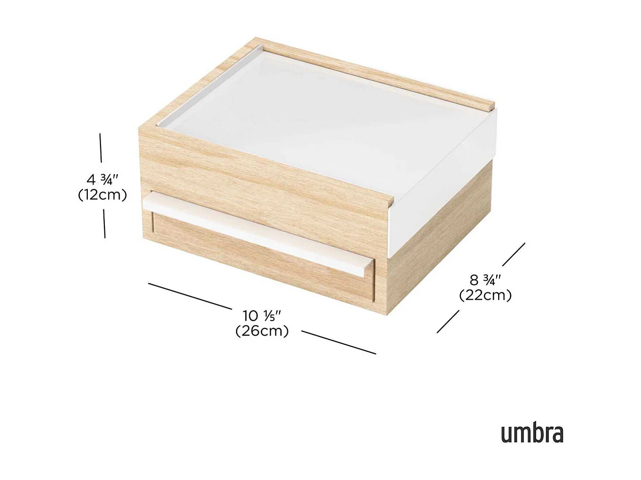 Boite à bijoux tiroir secret Stowit