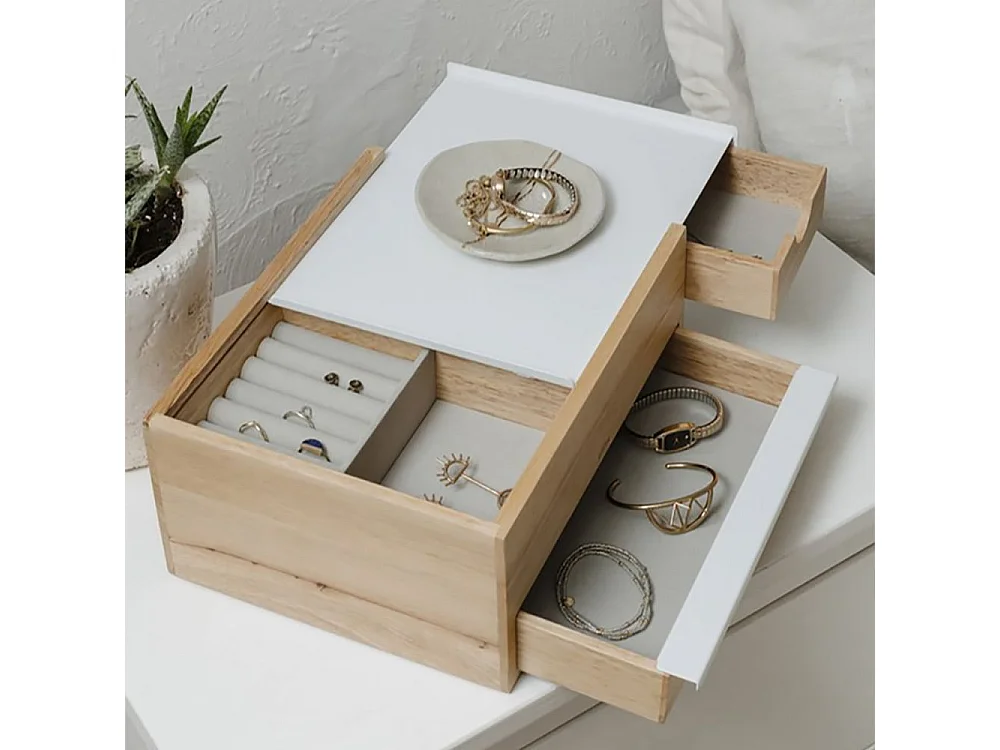 Boite à bijoux tiroir secret Stowit