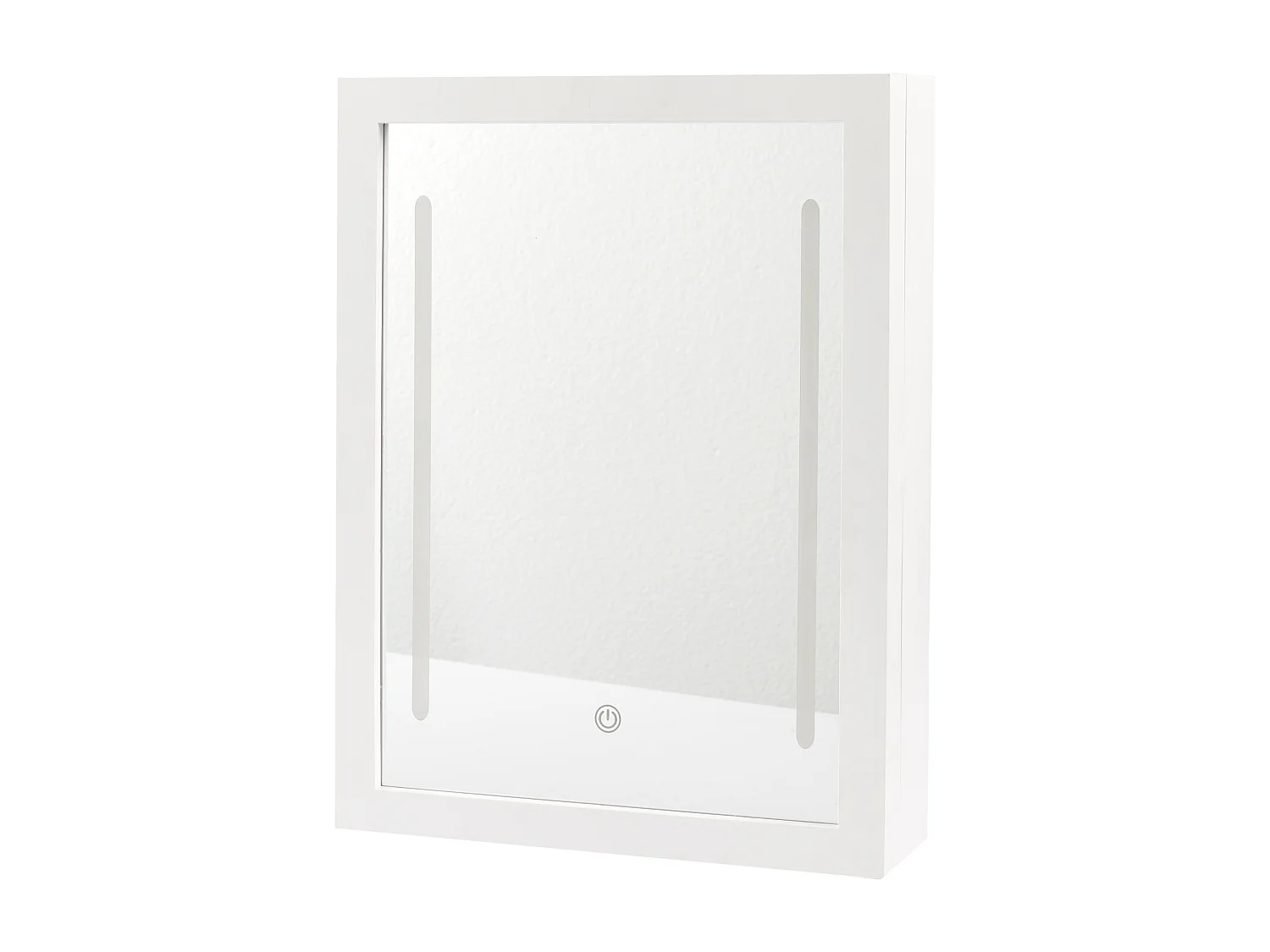 Armoire à Bijoux Design "Miroir LED" 40cm Blanc