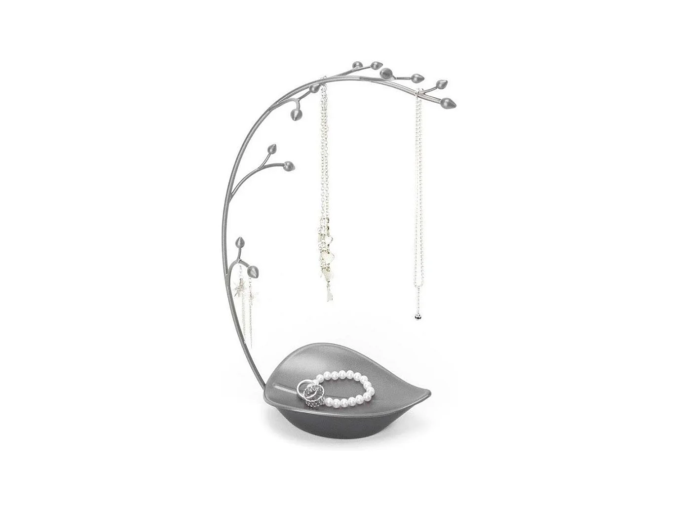 Arbre support à bijoux Orchid Acier