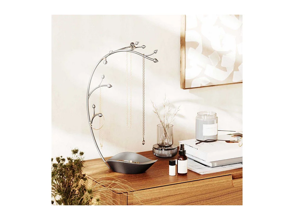 Arbre support à bijoux Orchid Acier