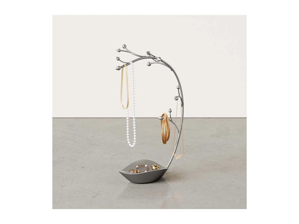 Arbre support à bijoux Orchid Acier