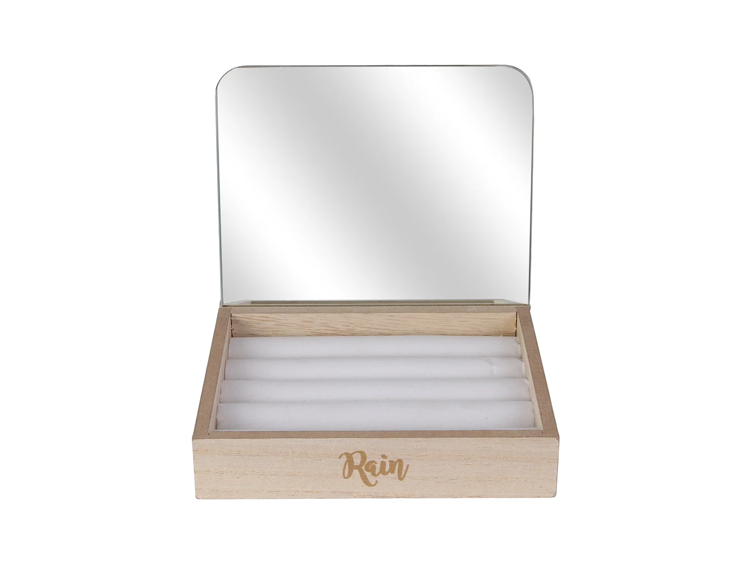 Joyero con espejo para anillos