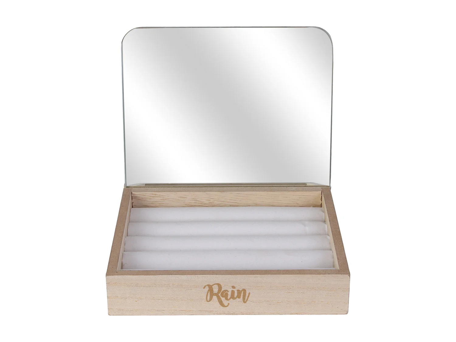 Porte Bagues Miroir Beige