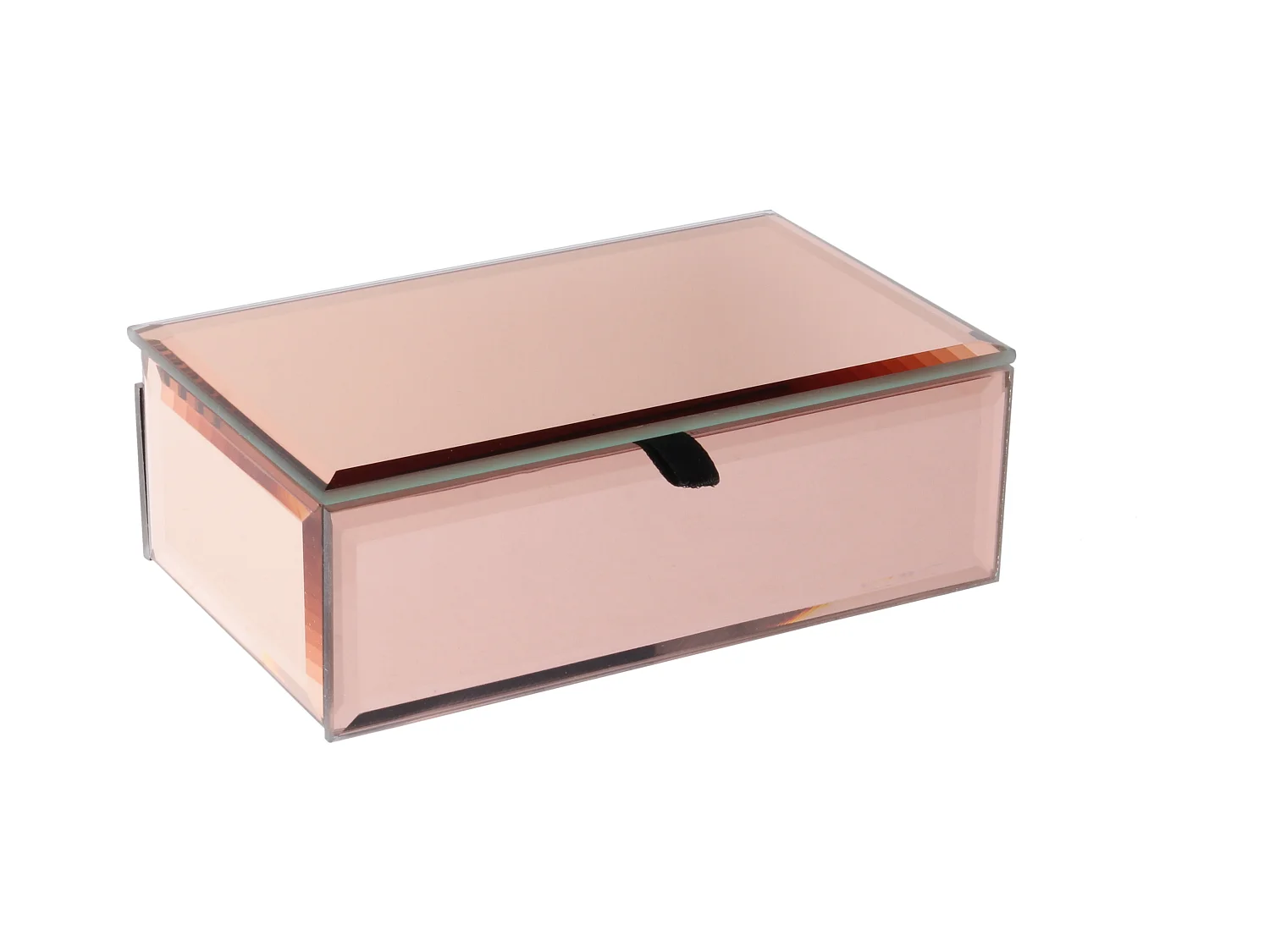 Portagioie ramato con effetto specchio