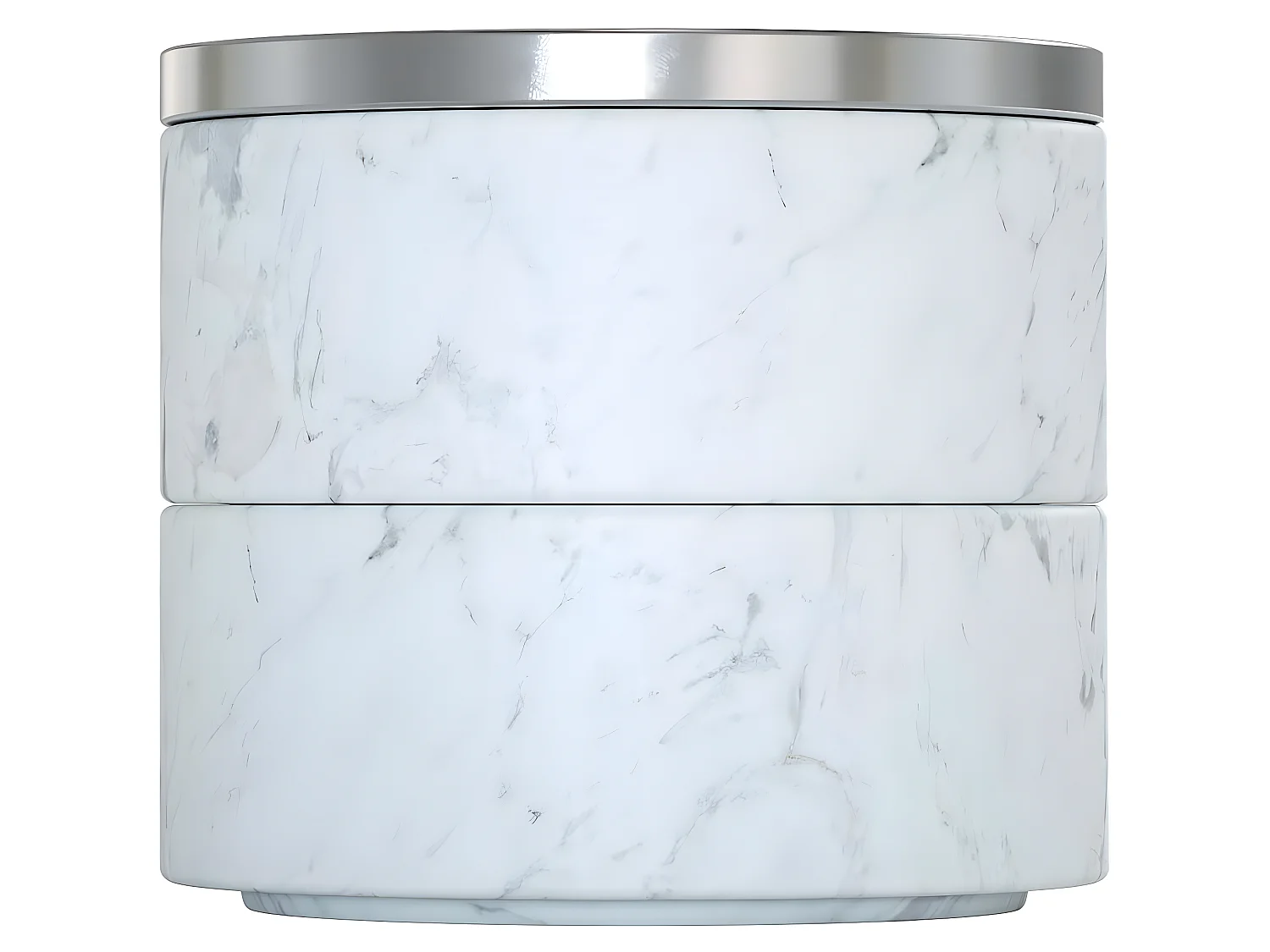 Schmuckkasten mit weißer Marmor-Optik "Tesora"