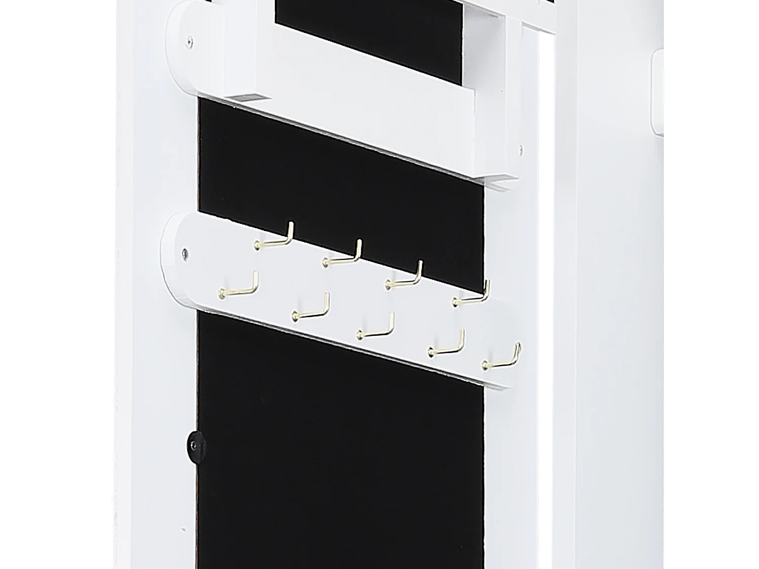 Armoire A Bijoux Sur Pied Verone Blanc