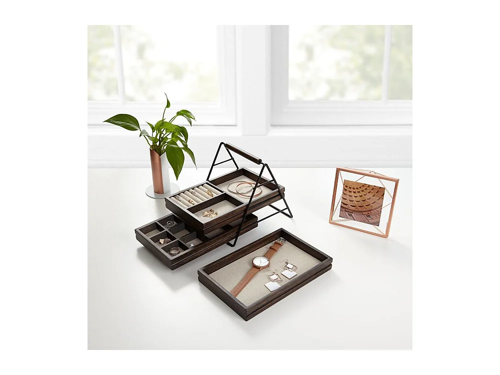 Boite à bijoux Petit panier 3 tiroirs