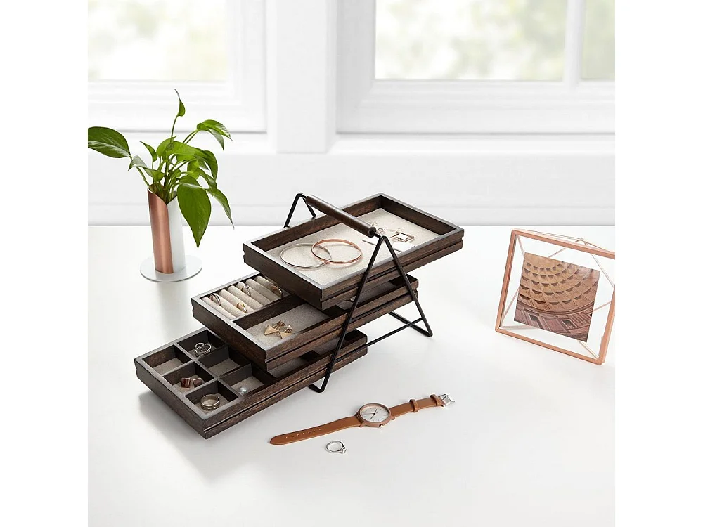 Joyero Cesta pequeña 3 cajones